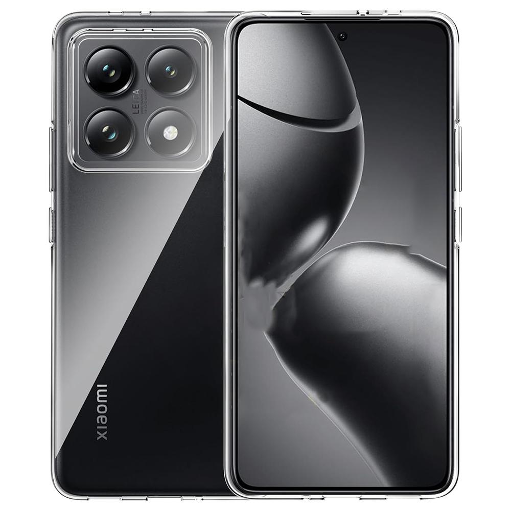 For Xiaomi 14T Case Anti-Fingerprint Crystal Clear TPU Phone Cover