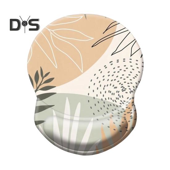 

Коврик для мыши с мягкой лайкровой поверхностью, эргономичная гелевая поддержка запястья, нескользящая основа, коврик для мыши, совместимый со всеми мышами, коврик для мыши A