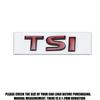 YKPSC1 3D Car Styling Metal Rear Trunk Sticker Badge Auto Accessories For VW GTI Golf8 Polo Passat Mk6 MK7 Tiguan R RLine Magotan Jetta QQ14