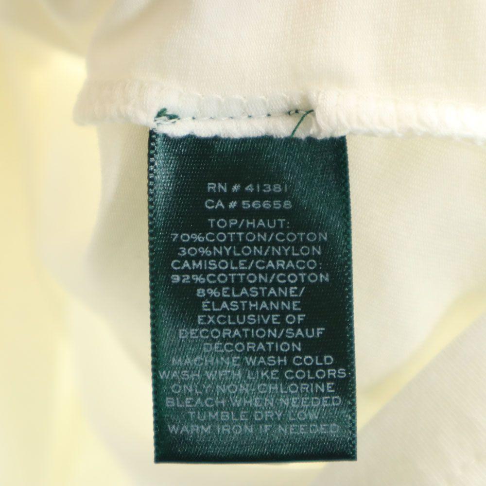 LAUREN RALPH LAUREN No sleeve Cut S off white mesh Women Used