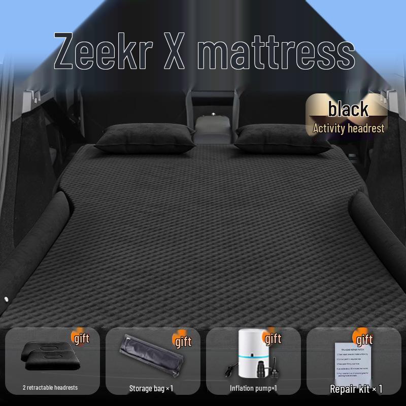 Zeekr X Car Bed: Inflatable Rear Seat Sleeping Pad & Air Cushion, Compatible with 25 Models.