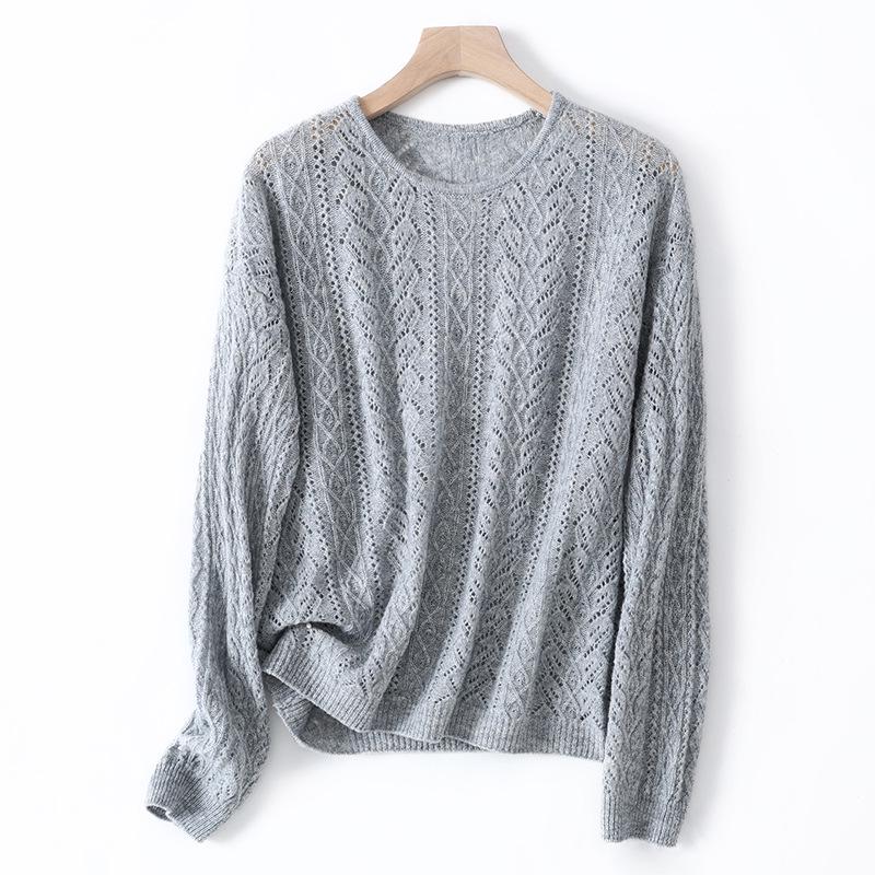 2026 New Elegant Loose Knit Women's Sweater – 100% Pure Wool