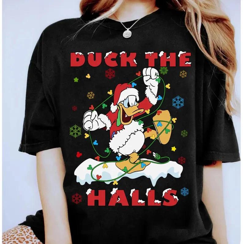 Donald Duck The Halls Christmas TShirt Unisex3 S