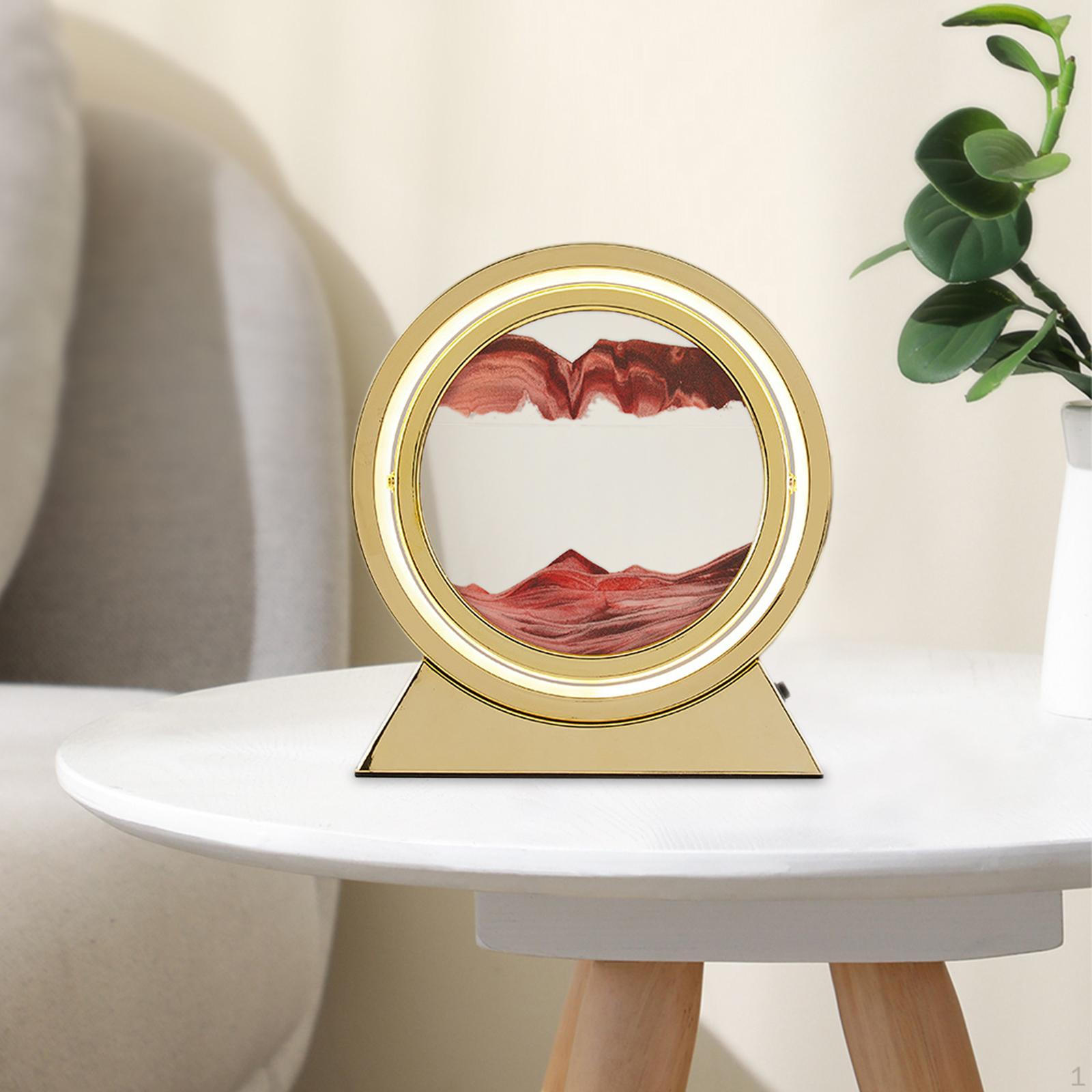

Sand Motion Night Light, Decorative Desktop Art Piece for Home