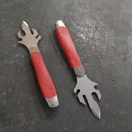 Heavy-Duty Stainless Steel Oyster and Shellfish Opener Knife