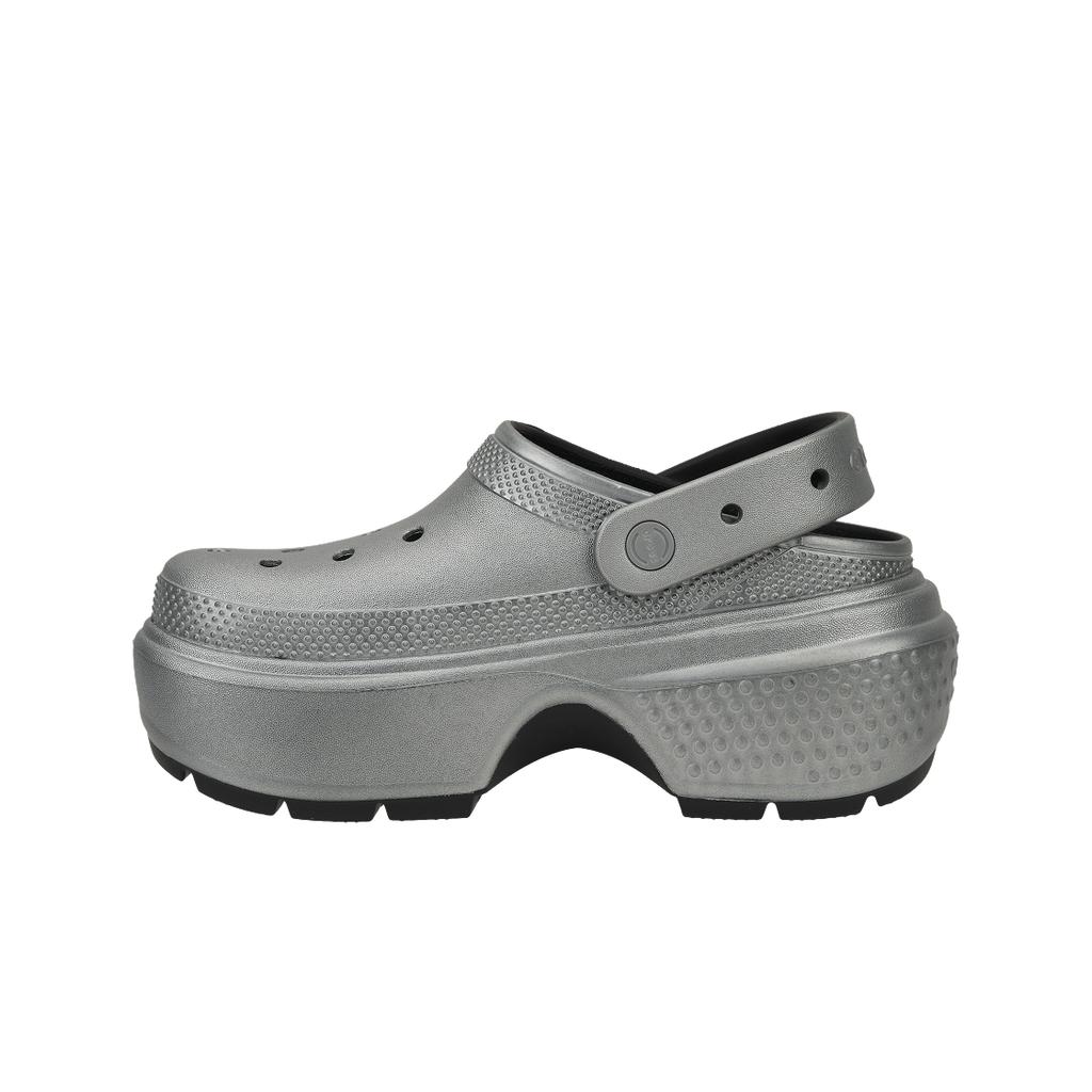 Crocs Eva Fashion Breathable Clogs Women Footwear Silver 210362-040