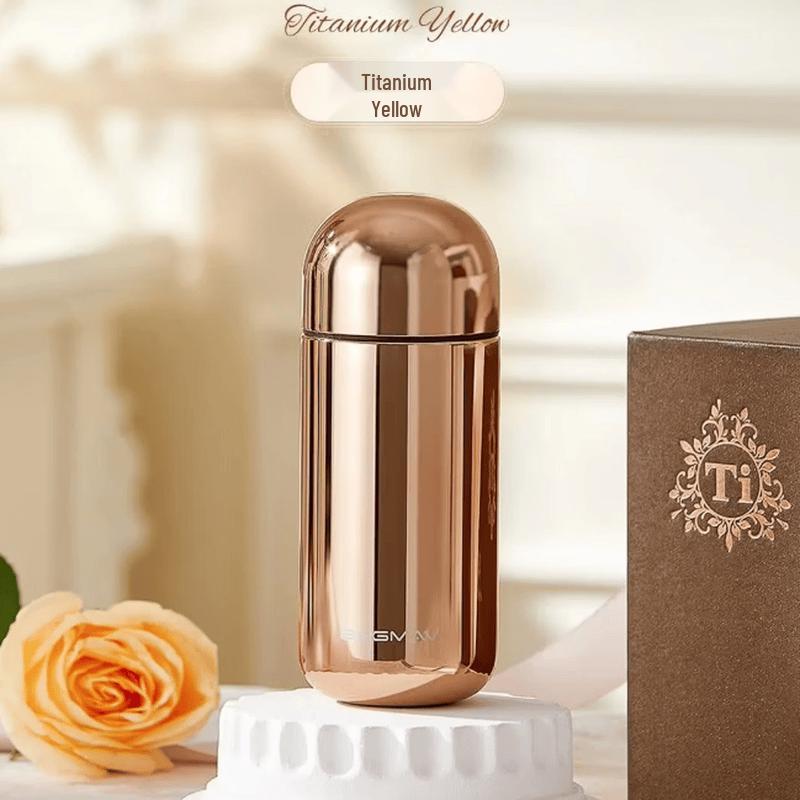 BVGMAV Pure Titanium 180ml Insulated Travel Mug