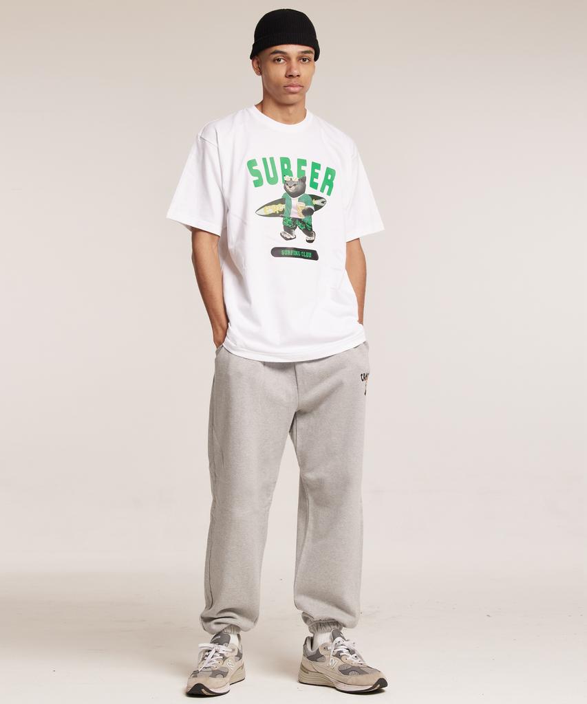 CREAM SODA LAB Camping Small Logo Training Jogger Pants Gray