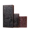 Men’s Retro Genuine Leather Wallet - Hand-Embossed Crocodile Pattern, Long, Large Capacity, Multi-Card Slots.