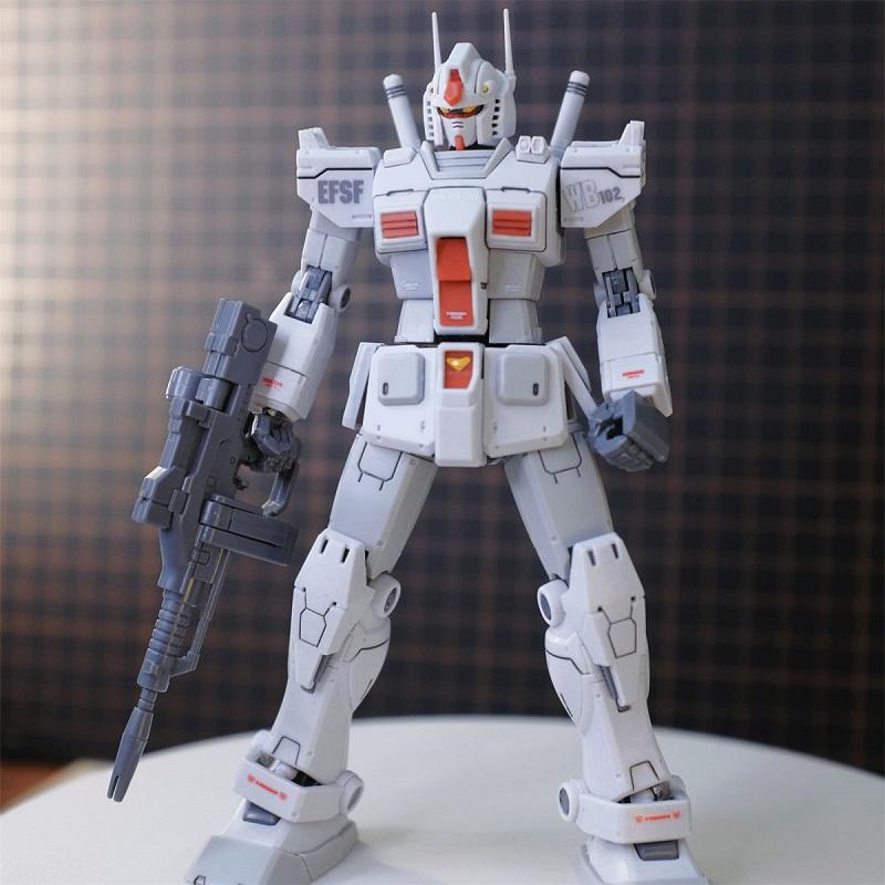 

GTO HG 1/144 RX-78-2 Оригинальная заводская цветовая схема Сборная модель меха Фигурка Действия Кукла-декорация Игрушка для мальчика Подарок серый