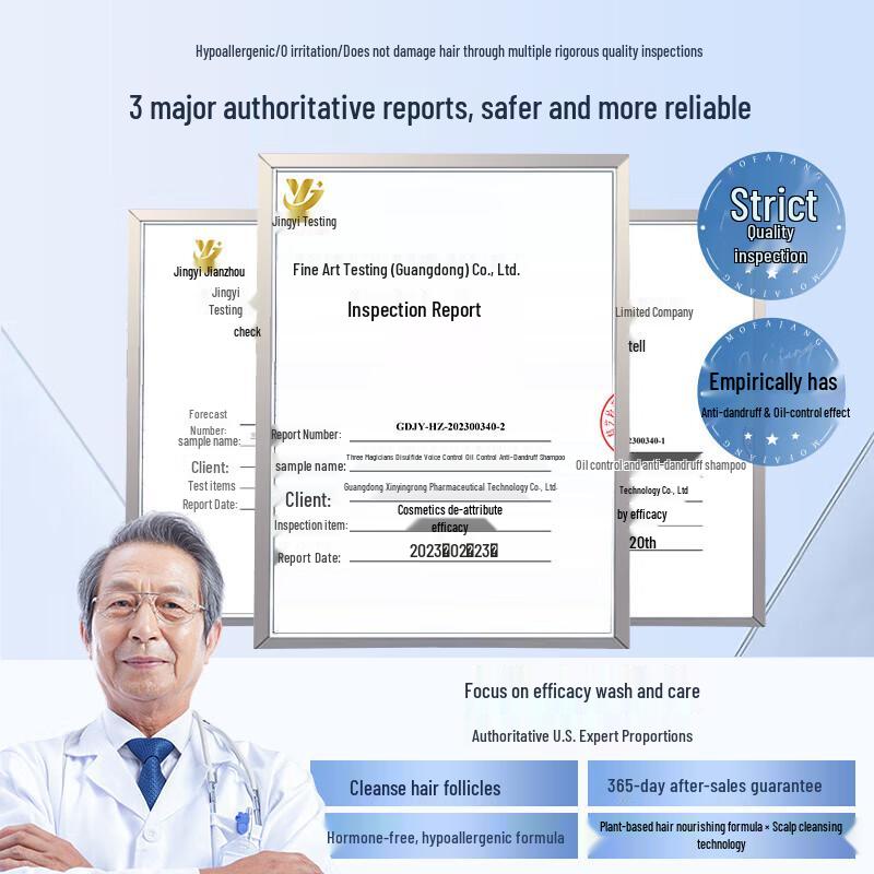 Three Magicians Selenium Disulfide Anti-Dandruff Shampoo