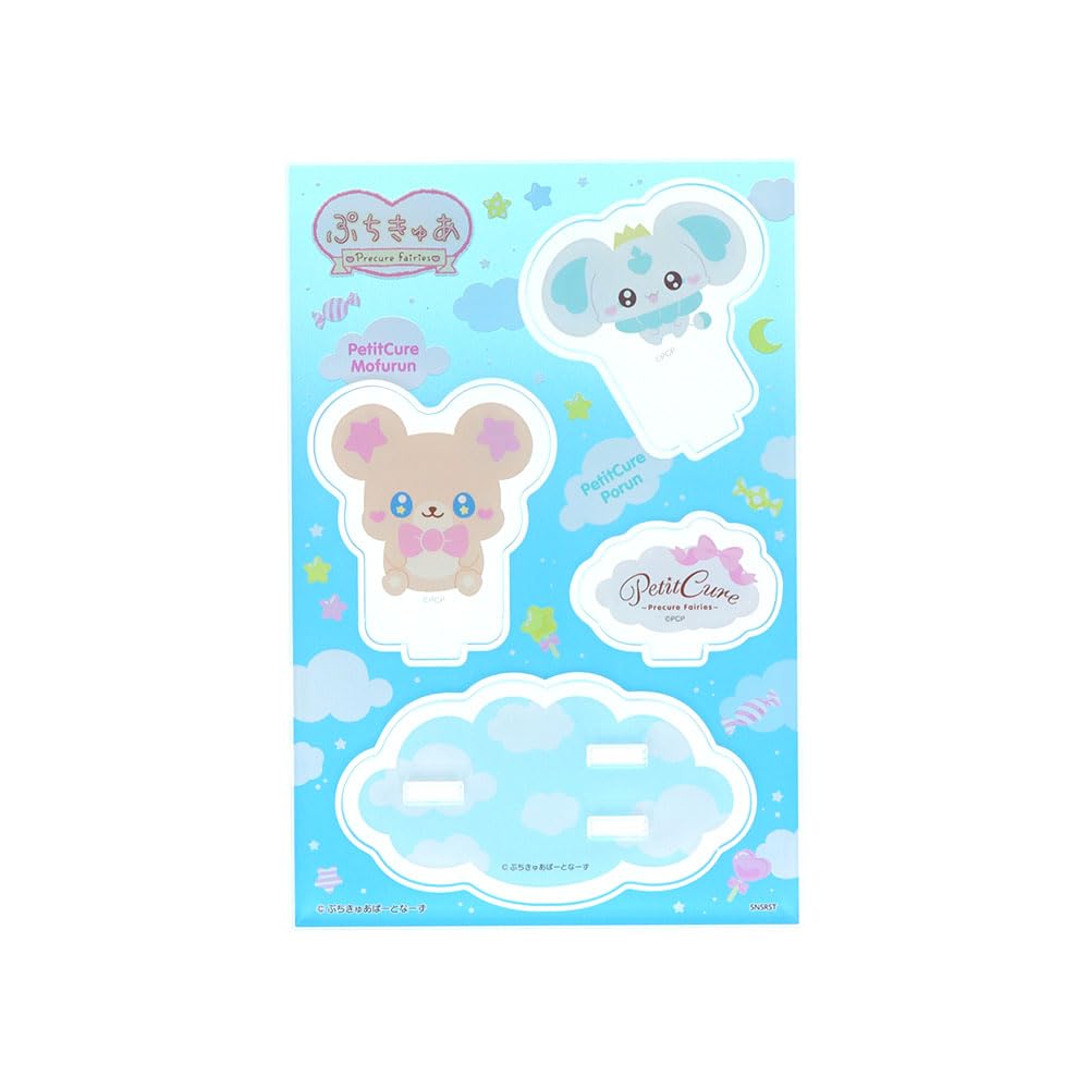 

Stationery Petit Cure PreCure Goods Acrylic Stand Petit Cure Mofurun Petit Cure Porun S8107726 Sun-Star &
