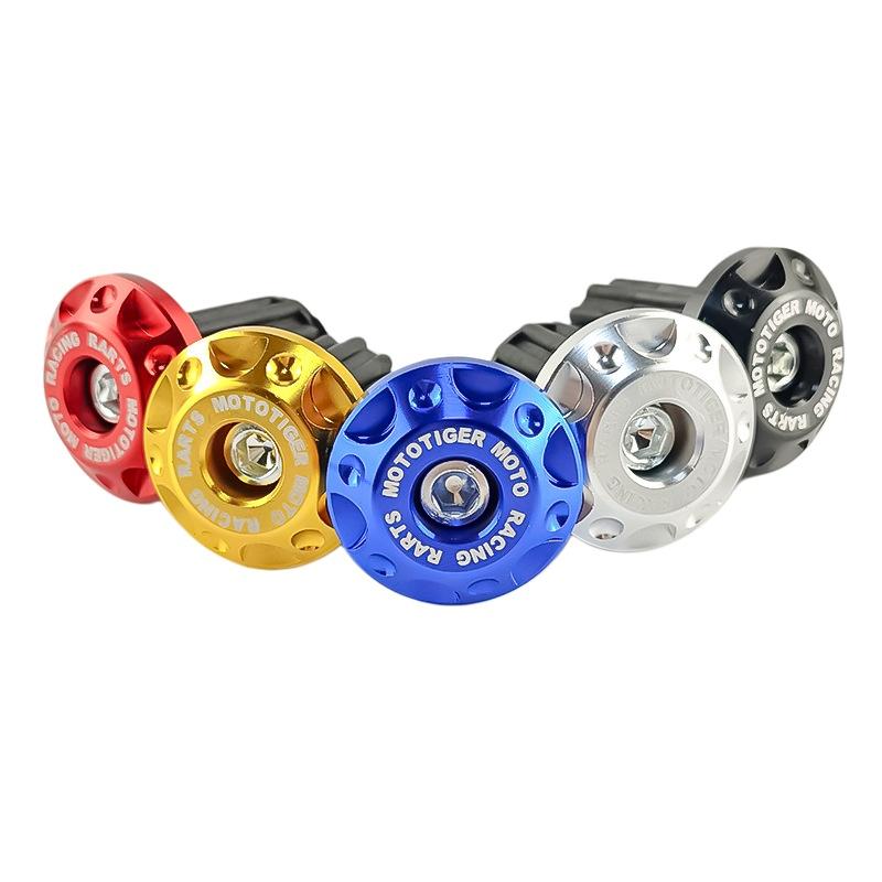 2 Stück Motorrad Lenkergriffkappen Schieber Universelle Lenkerendkappe Stecker Motorrad Dirt Bike Zubehör