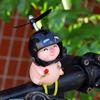 Cartoon Vehicle Ornament Wind Spinners Dashboard Decoration Propeller Decors for Bike Electric Motorcycles Car Interior