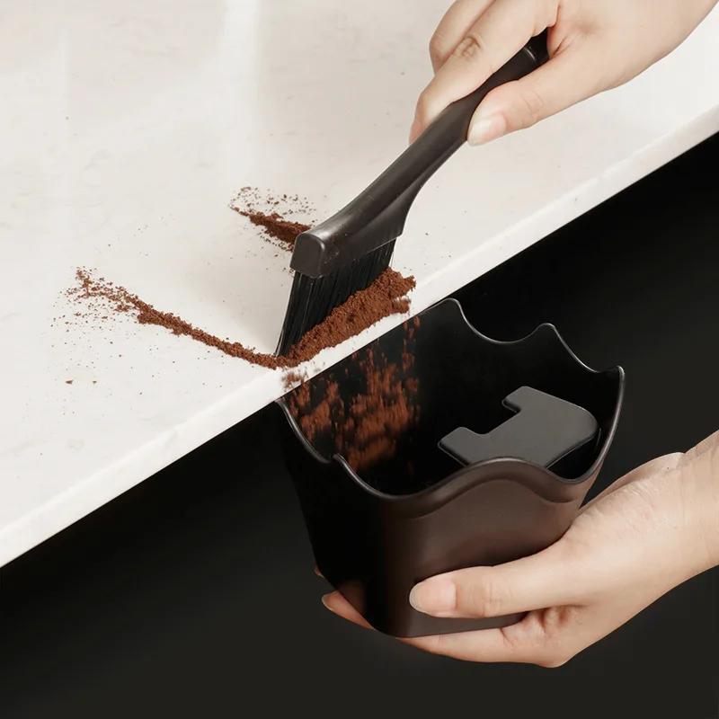 Boîte à Marc de Café Antidérapante Absorbant les Chocs Récipient pour Marc de Café Espresso Déchet Poubelle Seau à Marc de Café Outils de Barista
