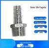 304 Stainless Steel Hex Threaded Water Hose Barb Connector