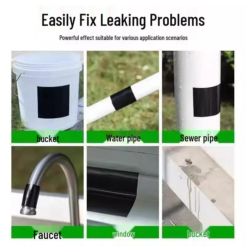 Waterproof Leak-Repair Tape for Pipes, Buckets, Basins, Downpipes, and More