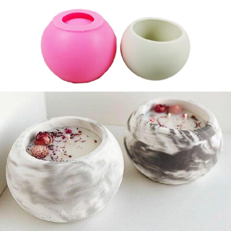Blumentopf Silikonform Beton Zement Pflanztopfform Blumentopf Epoxidharzform Make-up Pinselhalter Organizerform