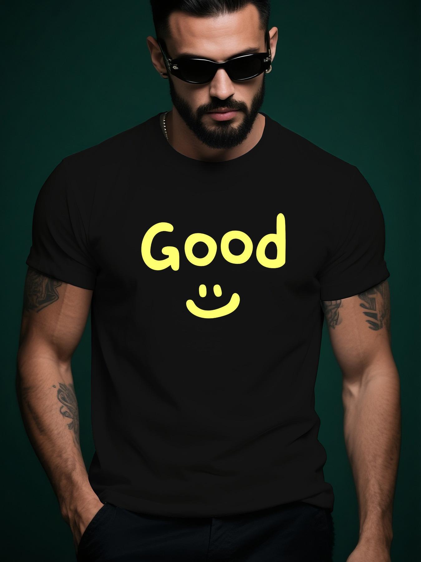 Good Graphic Summer Casual Short-Sleeve Tshirt with a Rou... XXXXL