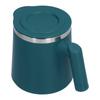 420ml Edelstahl Kaffeetasse Frühstückstasse Kaffee Milchbecher für Zuhause Büro CampingGrün
