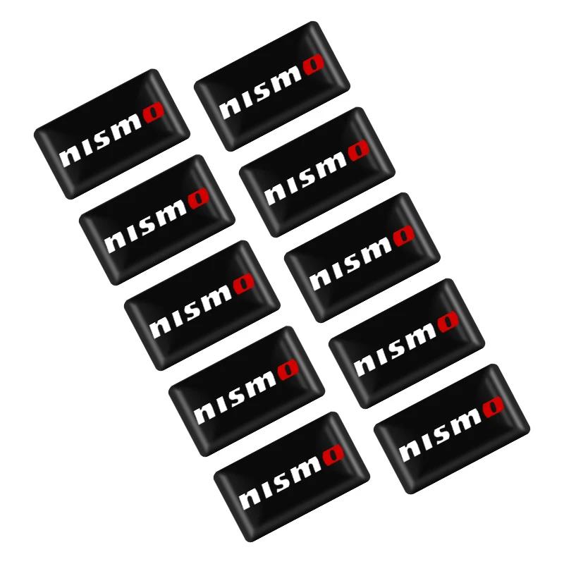 

3D Epoxy Car Stickers Small Drop Glue Decals Car Decoration Accessories For Nissan Nismo Tiida Teana Skyline Juke X-trail Almera