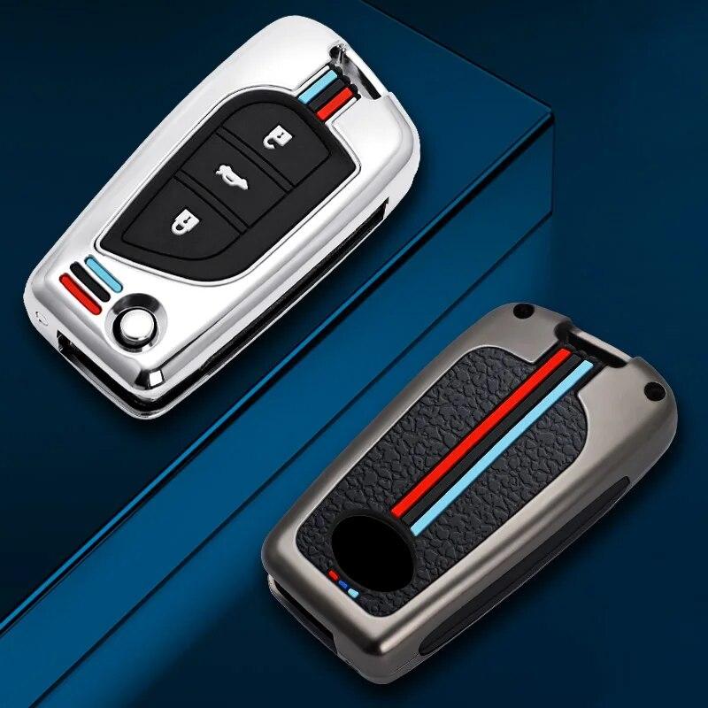 Car Remote Key Cover Case Shell Fob for Toyota Auris Corolla Avensis Verso Yaris Aygo Scion TC IM Camry RAV4 Forturner Hilux