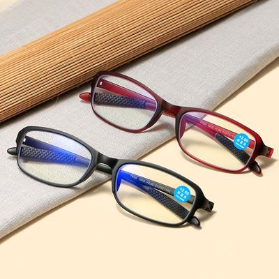 Damen Blaulichtfilter Lesebrille Ultraleicht Augenschutz Unisex Elegant Weitsichtigkeitsbrille TR90 Brille +1 +4