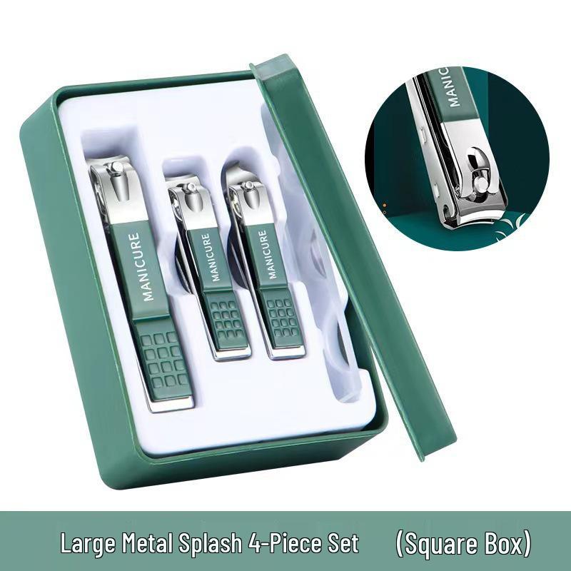High-Quality Household Nail Clipper Set: 4-Piece Nail Clippers and Scissors
