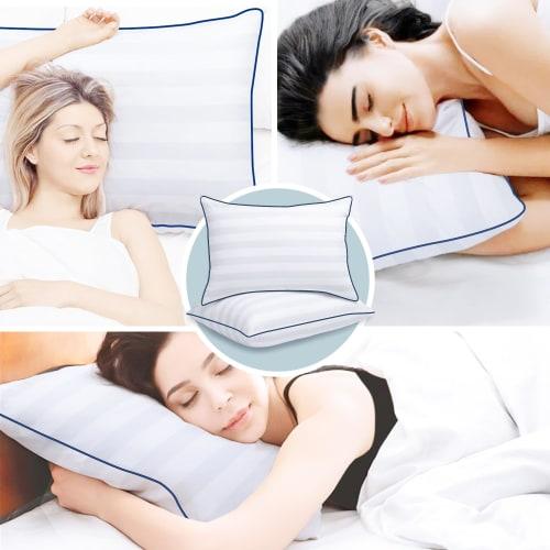 [.co.jp Exclusive] VOTUDX Hotel-Quality Pillow, Breathable, Comfortable To the Touch, High-Resilience, Soft, Suitable for Side, Back, and Stomach Slee