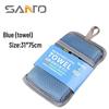 SANTO Quick-Dry Sports Towel for Travel, Swimming, and Business