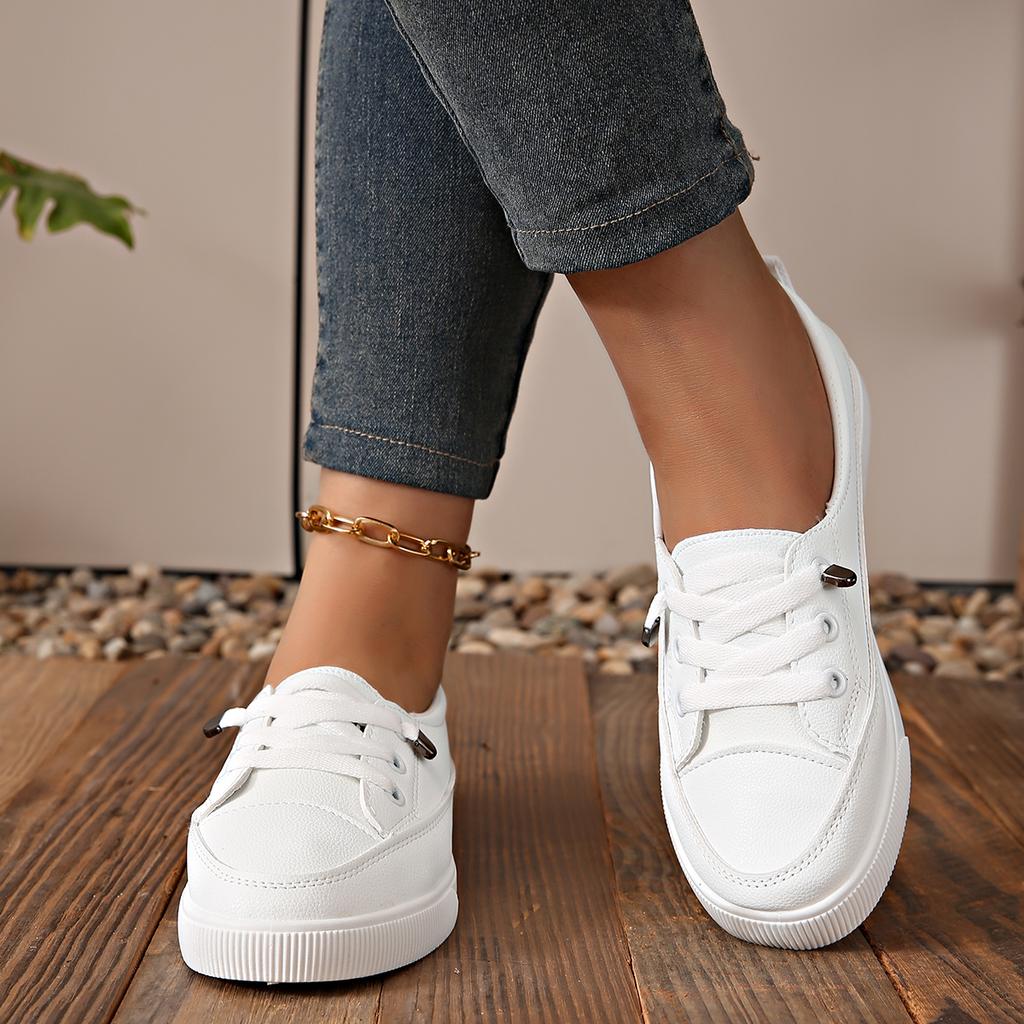 Dámské tenisky Jarní Letní Móda Prodyšné Tenisky Dámské Kulatá Špička Mělké Lodičky Ležérní Pohodlné Ploché Boty Dámské