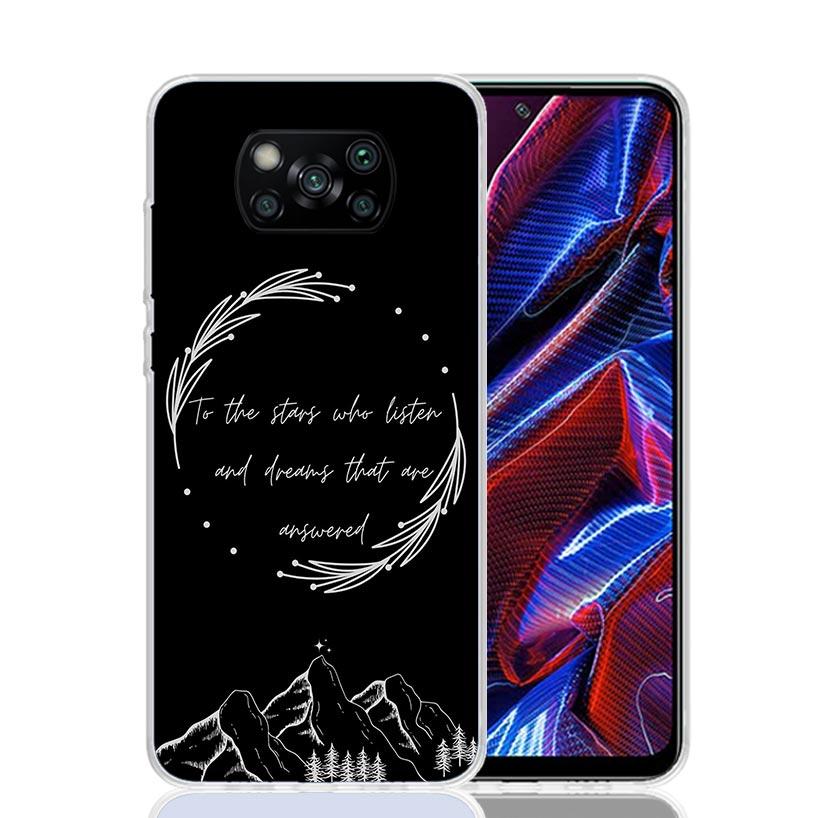 A Court of Mist Fury Sarah J Maas Phone Case For Xiaomi Poco F7 Ultra X7 X6 Pro X5 Redmi 15 15C 13 13C 12 12C 10 10A 10C 9 9A 9C
