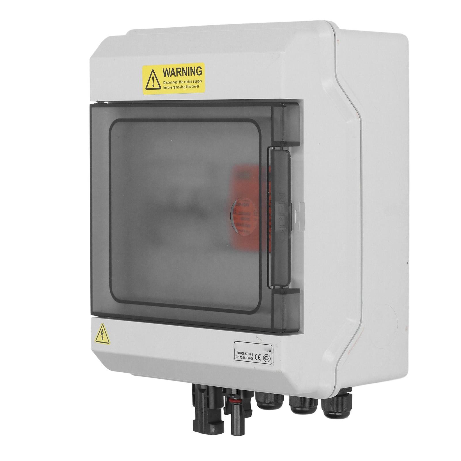 

DC1000V PV Combiner Box 1 в 1 Out Solar Combiner Box с предохранителем 15A 16A DC Circuit Breaker для