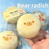 Food Grade Silicone Squishy Relax Toy Carrot Bear Shaped Plush Squeeze Toy Stress Relief Anti-Anxiety Calming Sensory Plaything