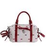 Bow contrasting color portable pillow bag women's new high-end ballet style shoulder messenger bag