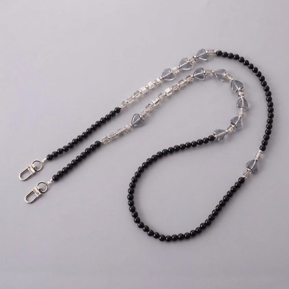 Acrylic Beads Crossbody Phone Strap Crossbody Style Phone Lanyard Charm Daily Carry