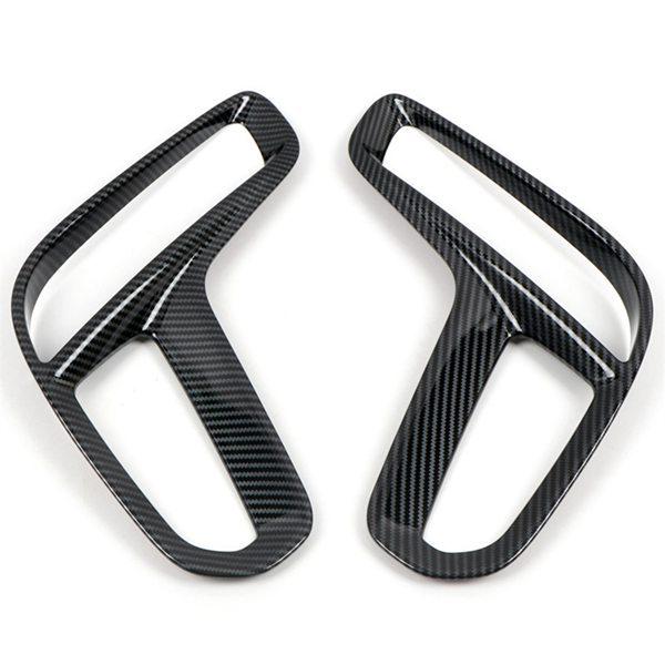 Front Bumper Grille Trim & Fog Light Cover for 11-20 Dodge Durango, 1 Pair Yan Xuan