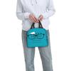 Custom Funny Glasses With Eye Test Chart Lunch Bag Women Optician Optometrist Warm Cooler Insulated Lunch Boxes for Adult Office