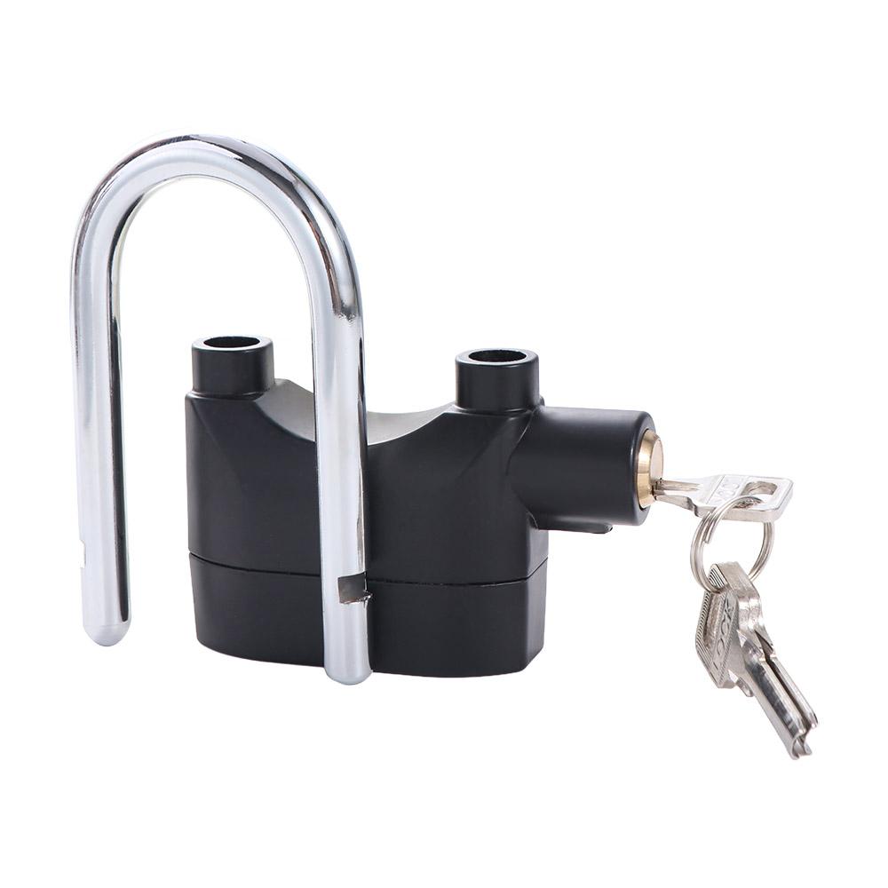 Built-in Movement Sensor Alarm Lock 10db Siren Door lock with Key  Door Gate Bemodst