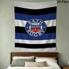 Bath Rugby Wall Tapestry Aesthetic Wall Hanging Printed Fabric Blanket Decorative Tapestries For Bedroom Living Room Home Decor