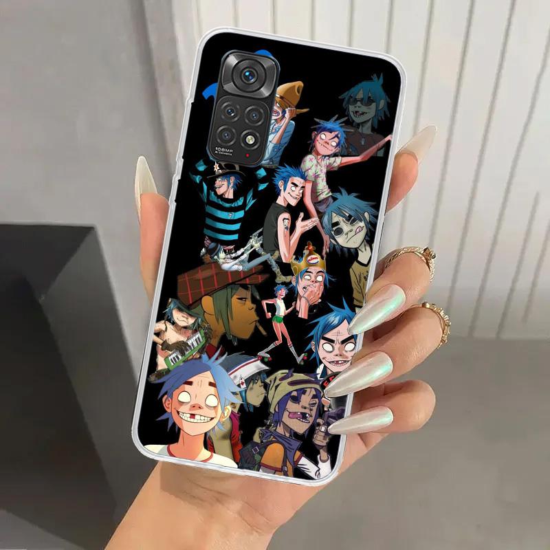 

Gorillaz Anime Phone Case for Xiaomi Redmi Note 15 14 14S 13 12S 12 Pro 11S 11 Plus 11T 11E 10S Soft Funda Print Shell Redmi Not Redmi Note 15 Pro 5G