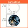 Modern Hummingbird Blossom Alloy Keyring With Glass Finish For Promotional Gifts And Party Favor Use