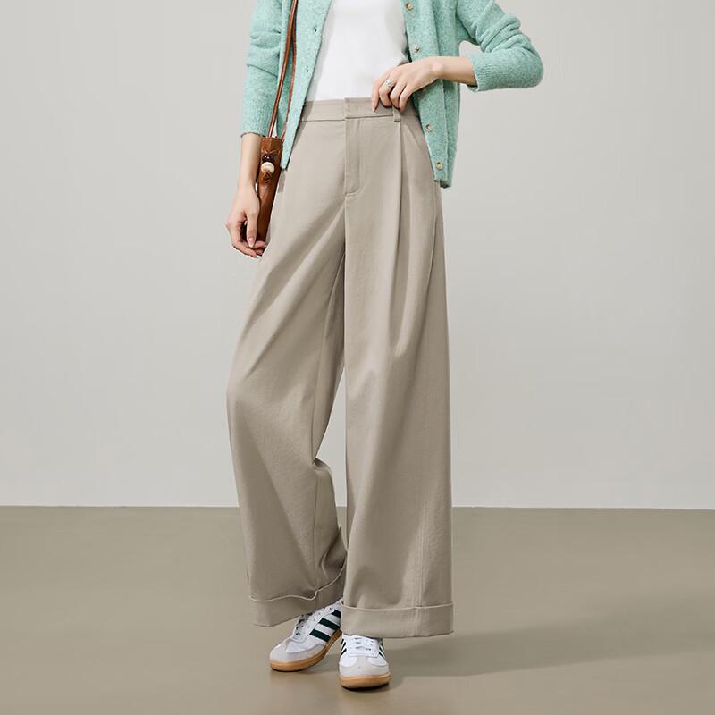 ESE-Y Women's High-Waist Loose Wide-Leg Casual Pants