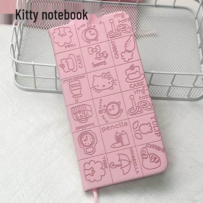 Hello Kitty Herzliches Schülerheft mit bunten Seiten
