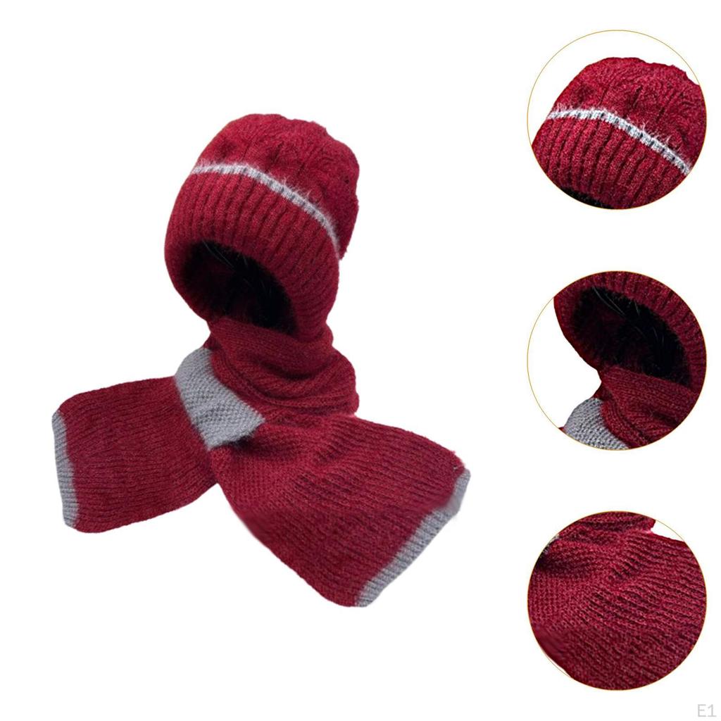 Womens Hoodie Scarf Stylish Headwear for Cold Weather Travel Walking Cycling