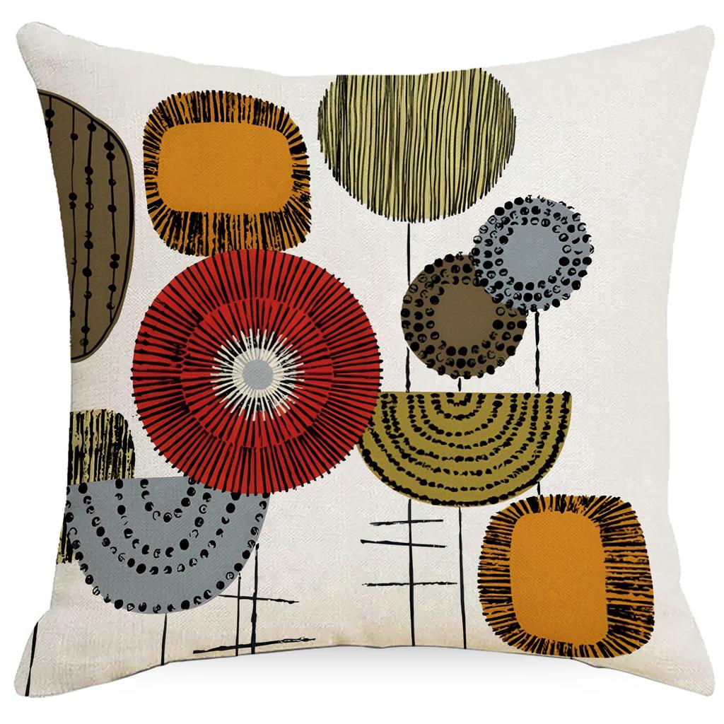 New Abstract Geometric Pillow Cover Home Living Room Sofa Ornament Pillow Cover Bedroom Pillowcase Premium Durable