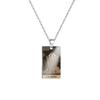 Europe and America Stainless Steel Colorful Printed Raccoon Necklace Good Friend Tarot Card Party Jewelry Accessory