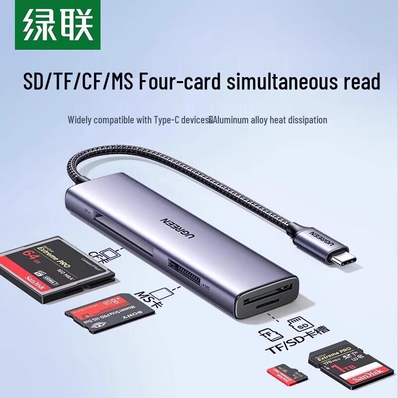

Ugreen USB-C 4-in-1 Card Reader