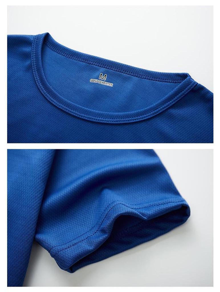 Herren Schnelltrocknendes Atmungsaktives Slim-Fit Trainings-T-Shirt