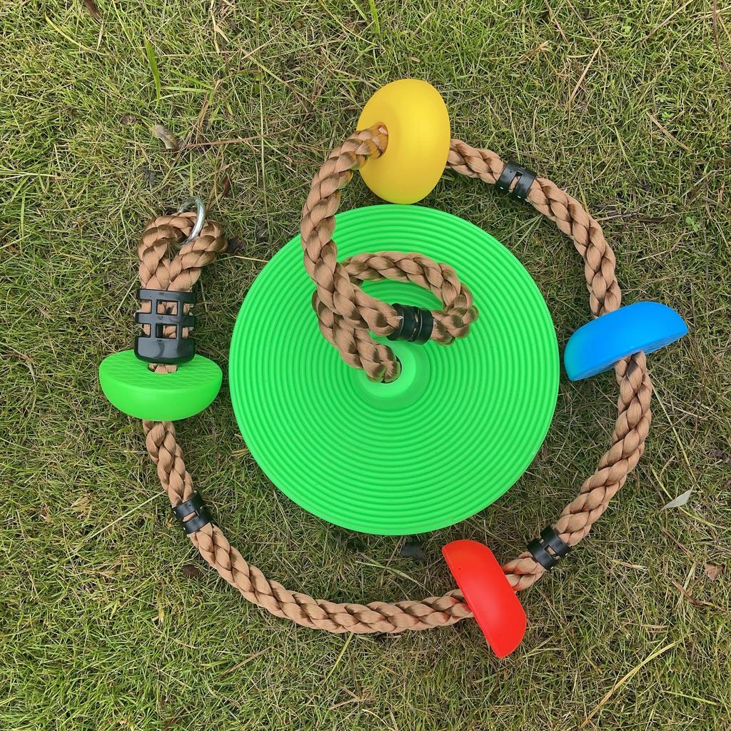 Tree Swing for Kids, 3-in-1 Disc Seat Swing Set, Swing for Outside, 1 Pack